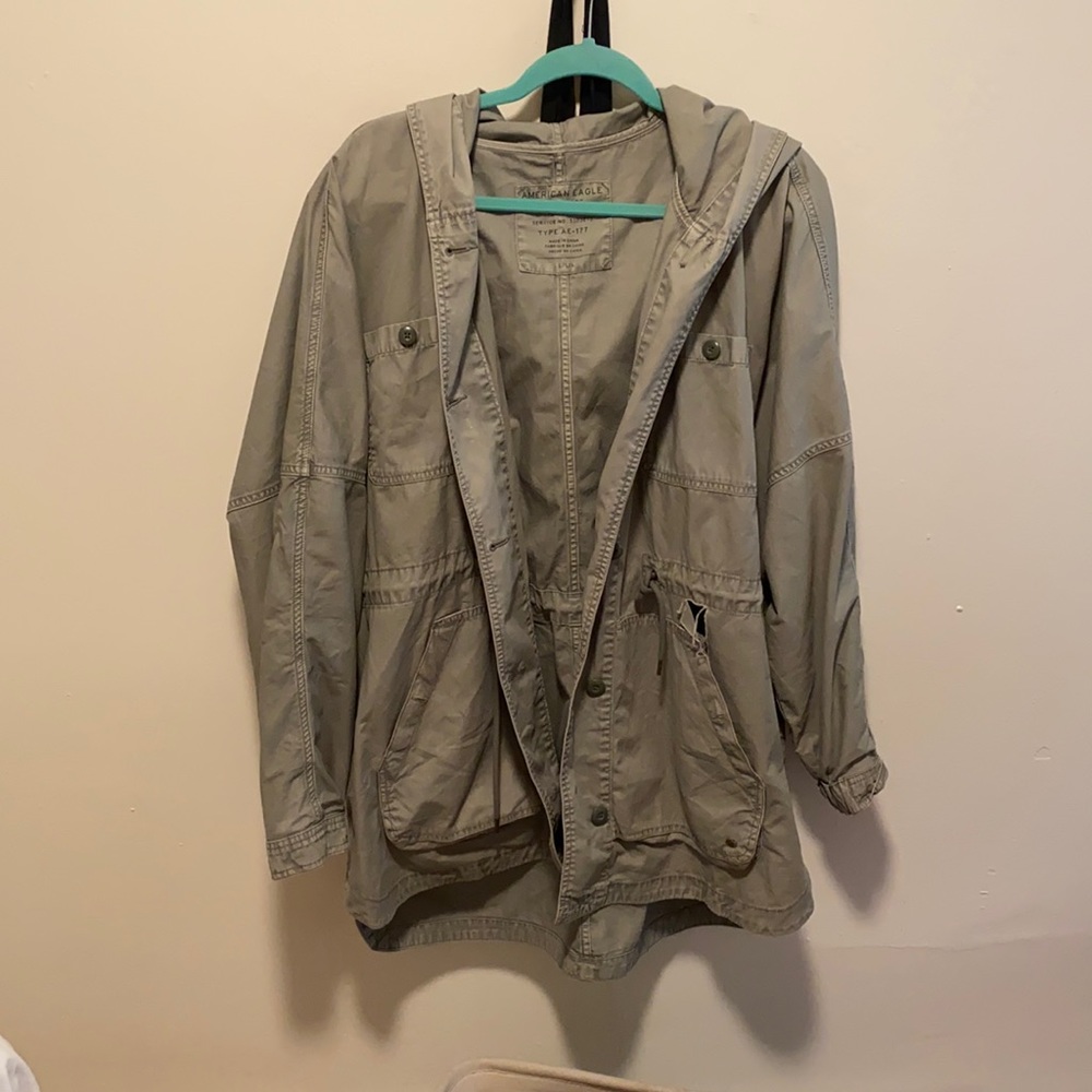 American eagle navy blue light jacket